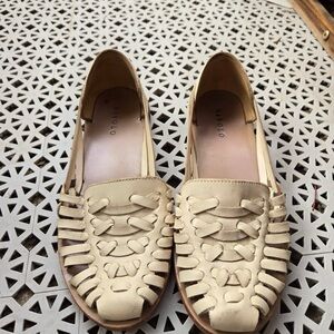 Nisolo Bone White Huarache Sandals Size 7